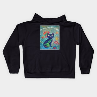 Grateful Dead and Company deadhead phish fans China Cat Crazy cat Peeking Kids Hoodie